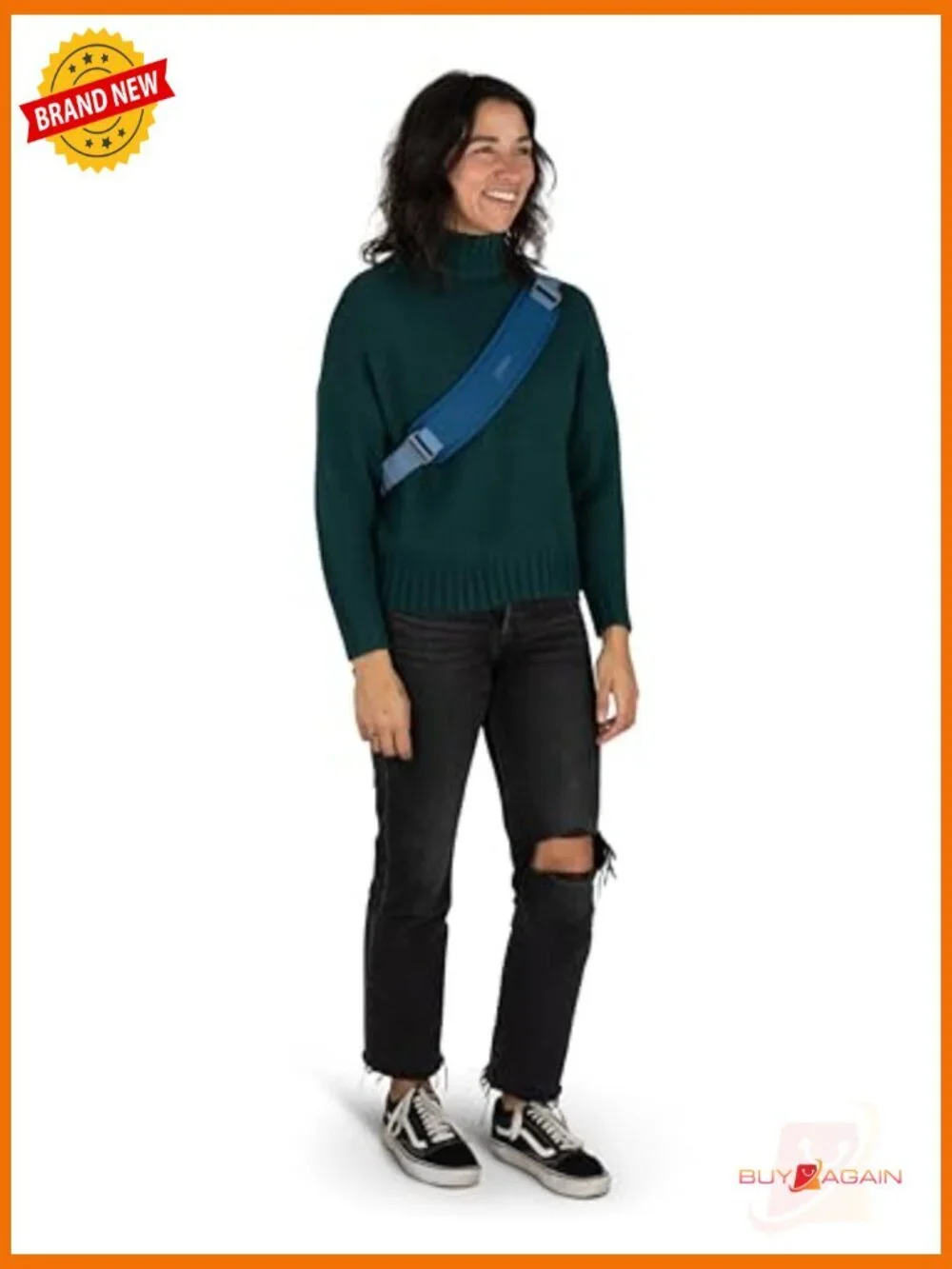 12L Messenger Bag with Laptop Sleeve, Water Bottle Pocket, Padded Strap
